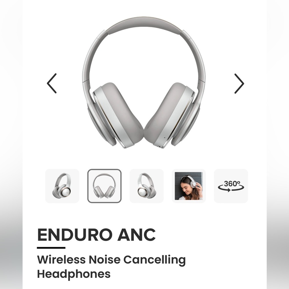 Enduro ANC Wireless Noise Cancelling Headphones